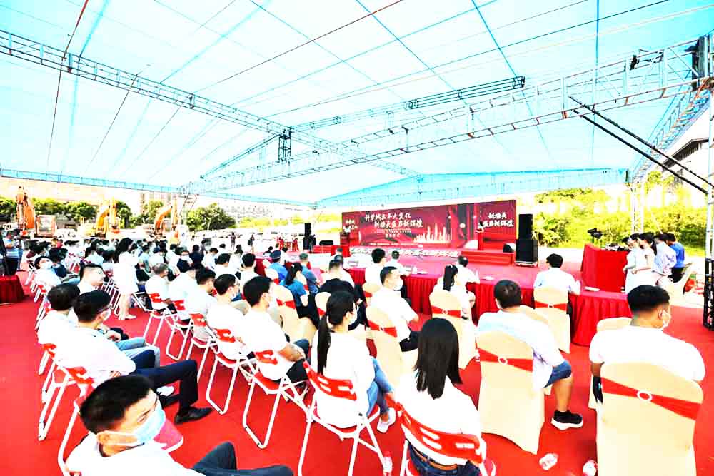 廣州開工活動策劃公司提供的蘿崗塘頭舊改配套奠基儀式案例賞析4